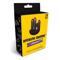 Crayones Ofensivos: Pack de Coloreado Divertido y Creativo