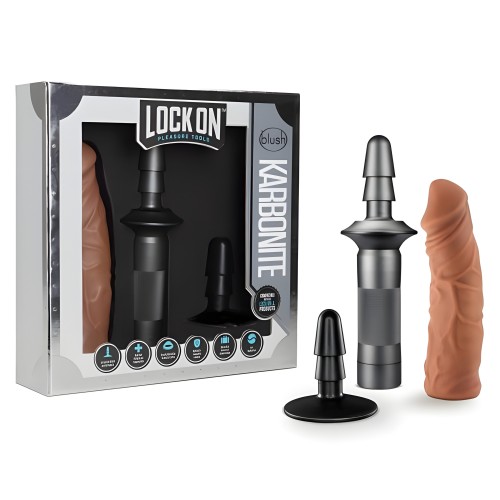 Lock On Karbonite Dildo and Handle