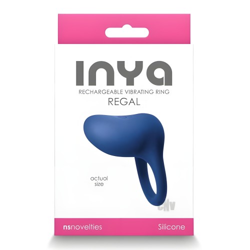 Anillo Vibrador Regal Inya Azul - Mejora Tu Placer