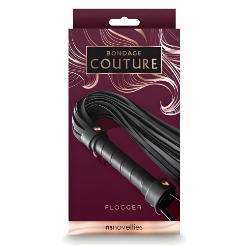 Bondage Couture Flogger - Elegant Accessory