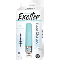 Exciter Vibrador de Viaje Recargable de Silicona Aqua