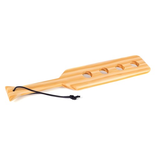 Wood Paddle with 4 Holes - Classic & Effective