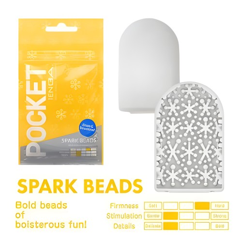 Tenga Pocket Masturbator Sleeve Spark Beads