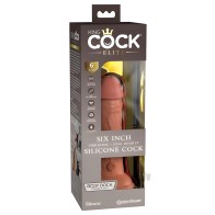 Dildo Vibrante King Cock Elite - Placer Realista