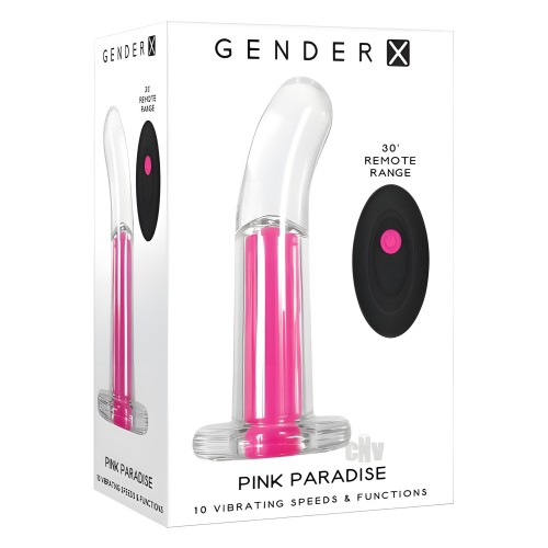 Vibrador Recargable Gender X Paraíso Rosa