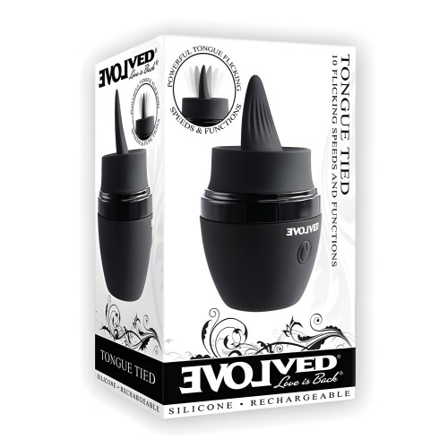 Evolved Tongue Tied Silicone Rechargeable Massager