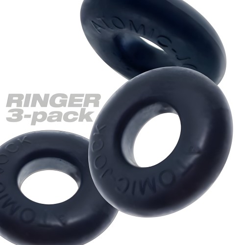 Oxballs Ringer Cockring 3-pack - Night Edition
