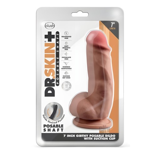 Dr. Skin Plus Girthy Dildo - Mocha