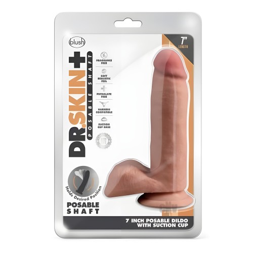 Dr. Skin Plus Posable Dildo - Realistic Pleasure