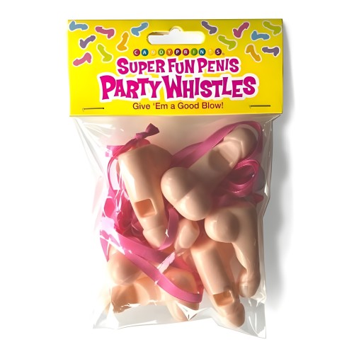 Silbatos de Fiesta Super Divertidos 6-pack