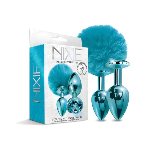 Set de Plug Anal Metálico Nixie