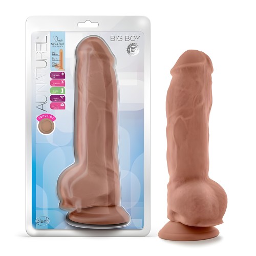 Dildo Au Naturel Big Boy 10 In. Mocha