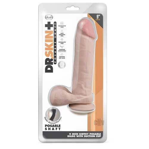 Dr. Skin Plus Posable Dildo - Realistic Comfort