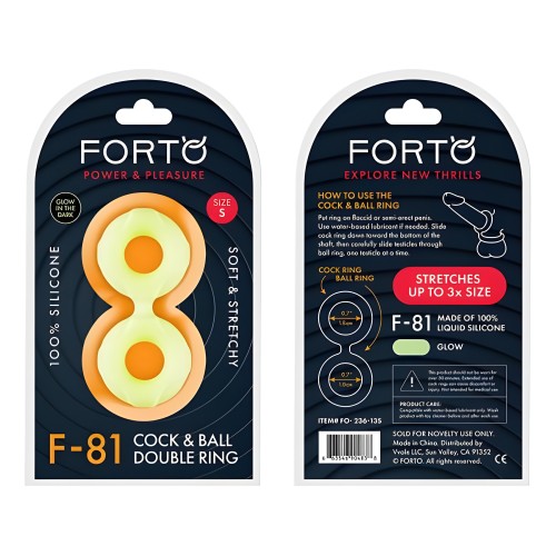 Forto F-81 Double Ring - Glow-in-the-dark