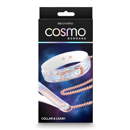 Cosmo Bondage Collar - Holographic Design