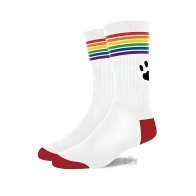 Prowler Pride Socks - White/Rainbow