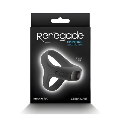 Renegade Emperor Vibrating Ring Black