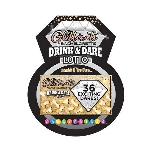 Bachelorette Drink/dare Lotto Gliterati