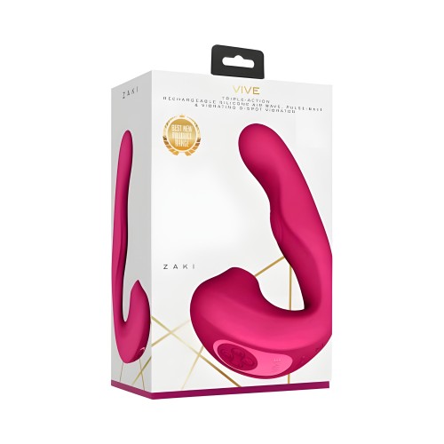 Vive Zaki Air Wave Gspot Vibe Pink