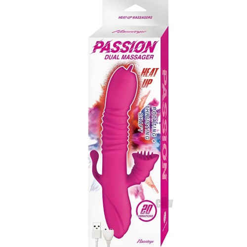 Passion Dual Massager Heat Up Pink