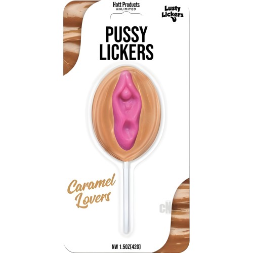 Pussy Pop Caramel Lollipop