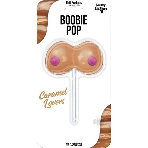 Boobies Pop Caramel Lovers Lollipop