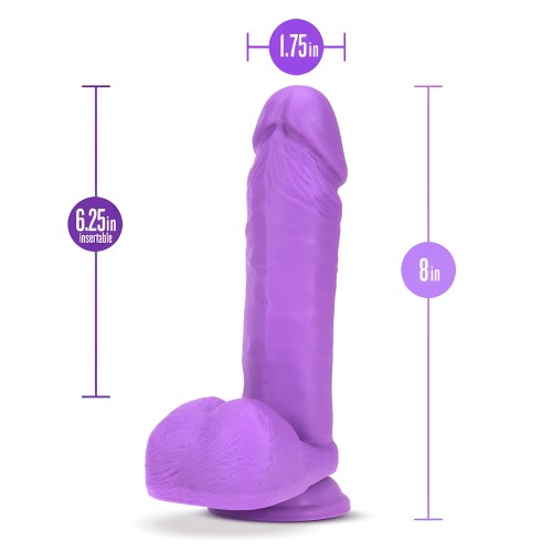 Neo Dual Density Dildo 8` Neon Purple