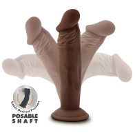 Dr Skin Plus Posable Dildo 6 Chocolate