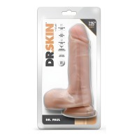 Dr Skin Dr Paul 7.25 Dildo con Bolas Beige para Placer Realista