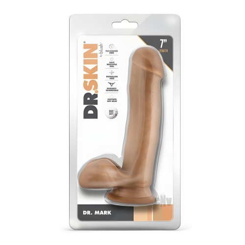 Dr Skin Mr Mark 7 Dildo Balls Tan