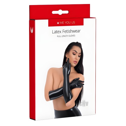 Guante de látex Myu de Largo Completo Lg Negro