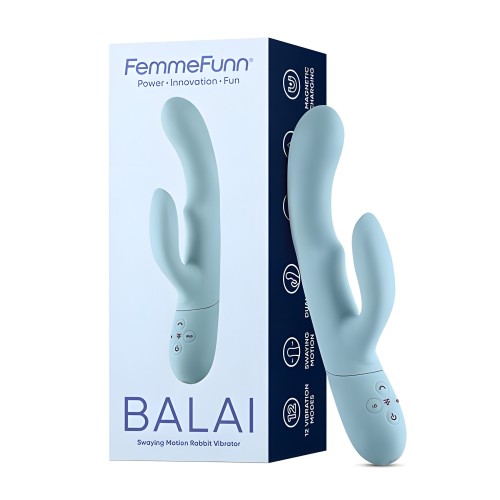 Femmefunn Balai Estimulador Dual Azul Claro