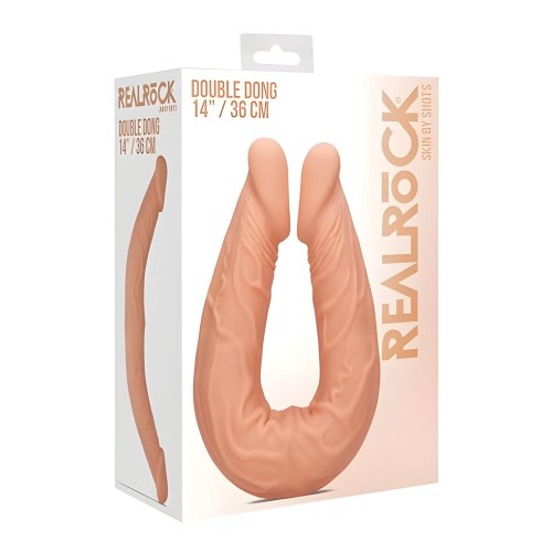 Shots Realrock Dildo Doble de 14" - Carne