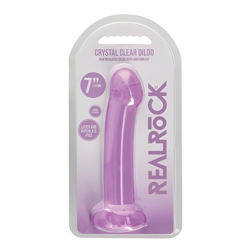 Shots Realrock Crystal Clear Dildo - 7 inches