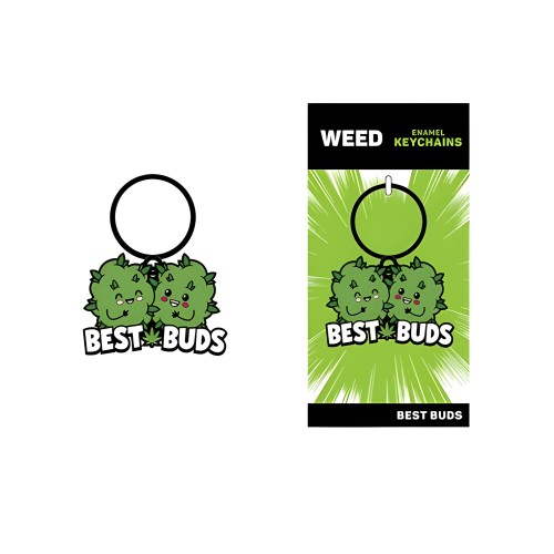 Llavero Wood Rocket Weed Best Buds - Accesorio Divertido
