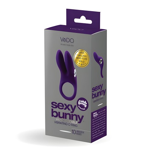 Vedo Sexy Bunny Anillo Recargable - Placer Mejorado
