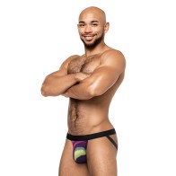 Male Power Galactic Strappy Ring Jock - S/M