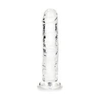 Dildo Realista Recto 6 Pulgadas Transparente - Placer Redefinido