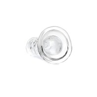 Dildo Realista Recto 6 Pulgadas Transparente - Placer Redefinido