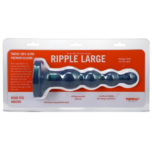 Tantus Ripple Large Anal Beads - Body-Safe Silicone