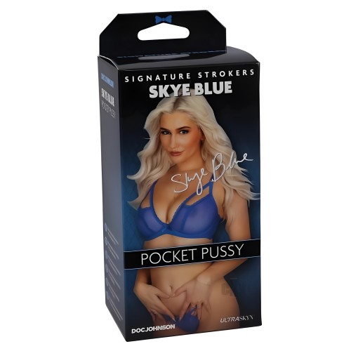 Signature Strokers Skye Blue Ultraskyn Pocket Pussy - Beige