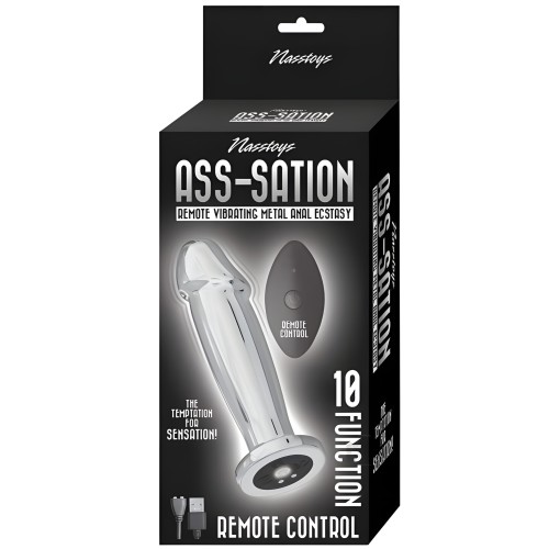 Ass-sation Éxtasis Anal - Plug de Metal Vibrante