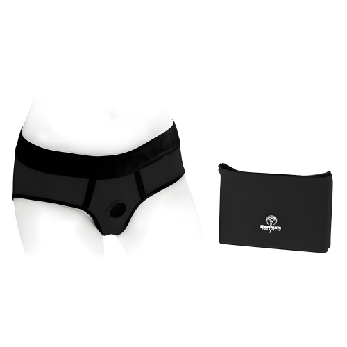 Spareparts Tomboi Nylon Briefs Harness - Black 4XL