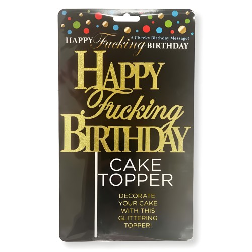 Adorno de Pastel Happy F'ing Birthday