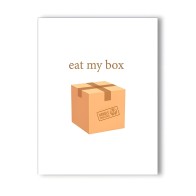 Tarjeta de Saludo Eat My Box