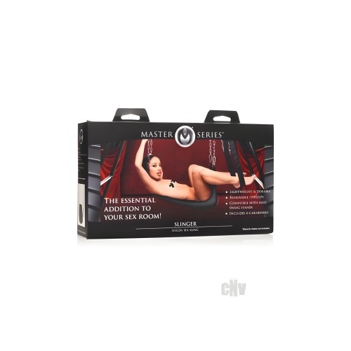 Hamaca Sexual de Nylon Ms Slinger Negra