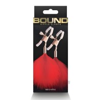 Pinzas para Pezones Bound F1 Rojo