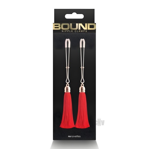 Pinzas para Pezones Bound T1 Rojo