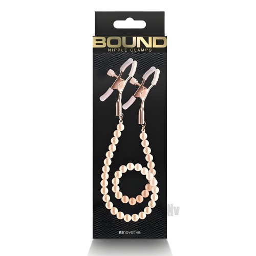 Bound Nipple Clamps DC1 Rose Gold