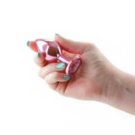 Rear Assets Metal Anal Plug Medium Pink